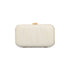 Clutch bianca off-white effetto arricciato da donna Lora Ferres, Borse e accessori Donna, SKU b514000357, Immagine 0